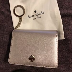 Kate Spade Nadine Bi-Fold Card Holder W Key Ring